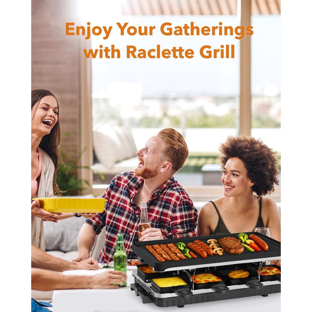 Raclette Table Grill, 2-in-1 K - огляд і ціна Raclette Grill Table