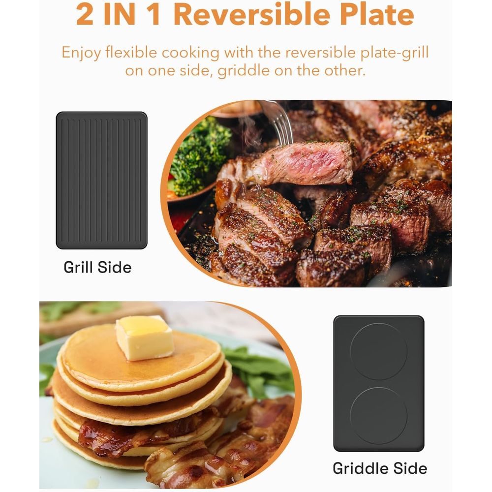 Raclette Table Grill, 2-in-1 K - огляд і ціна Raclette Grill Table