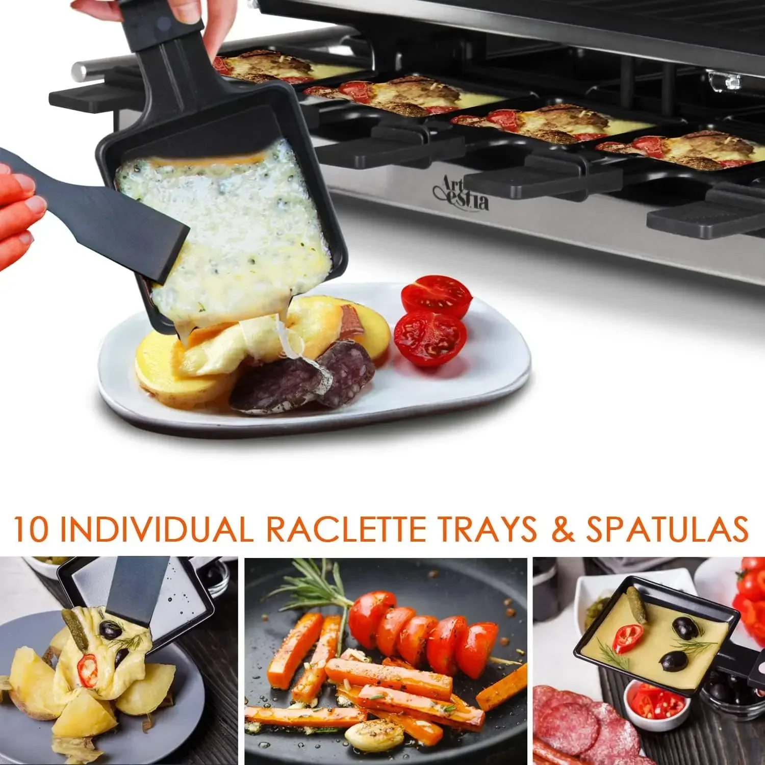 Artestia Raclette Table Grill, - огляд і ціна Raclette Grill Table