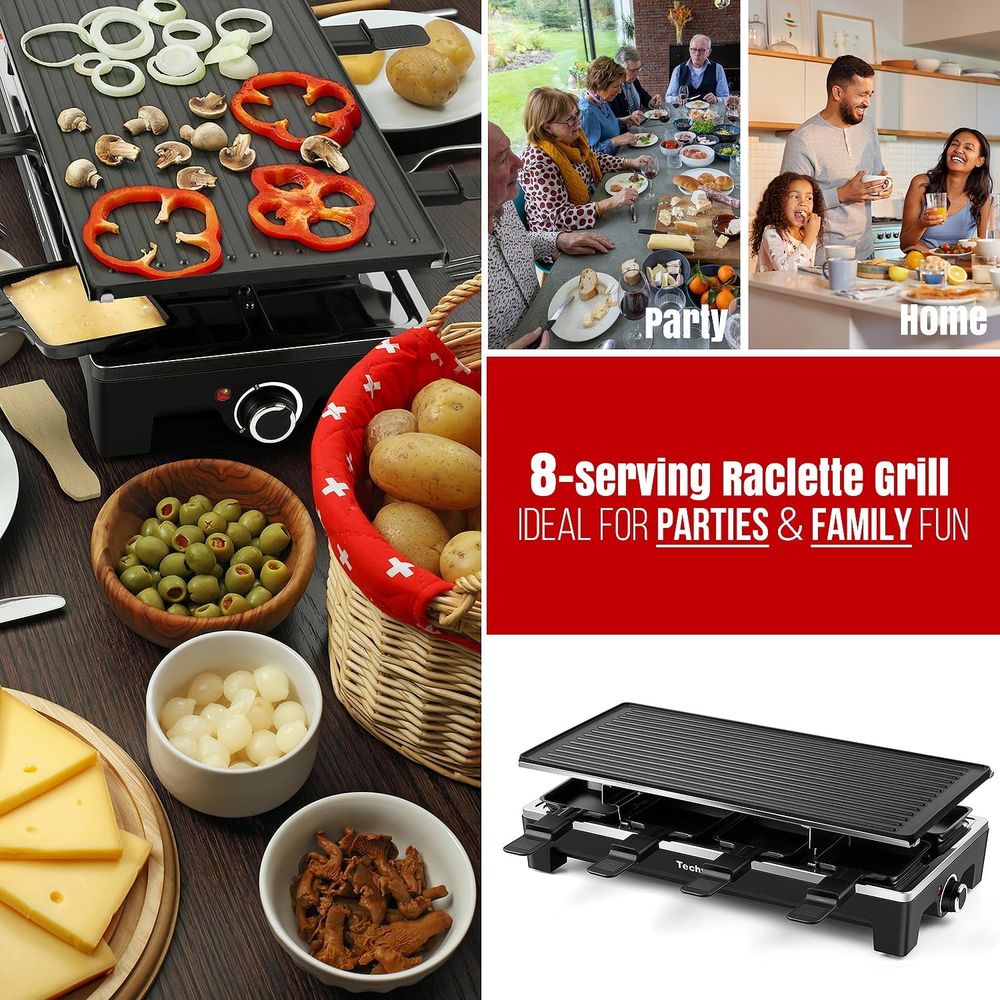 Raclette Grill, Electric Table - огляд і ціна Raclette Grill Table