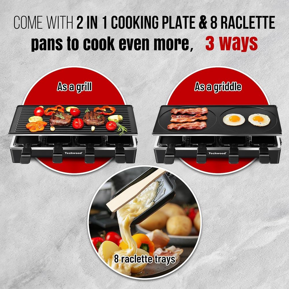 Raclette Grill, Electric Table - огляд і ціна Raclette Grill Table
