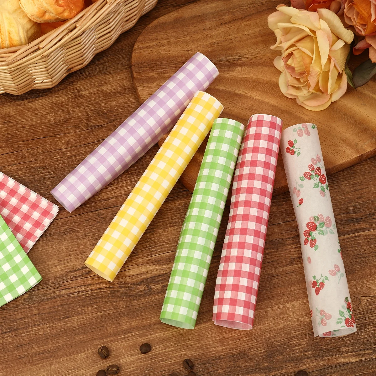 50Pcs Oilproof Wrapping Paper  - огляд і ціна Kitchen Appliances Gift