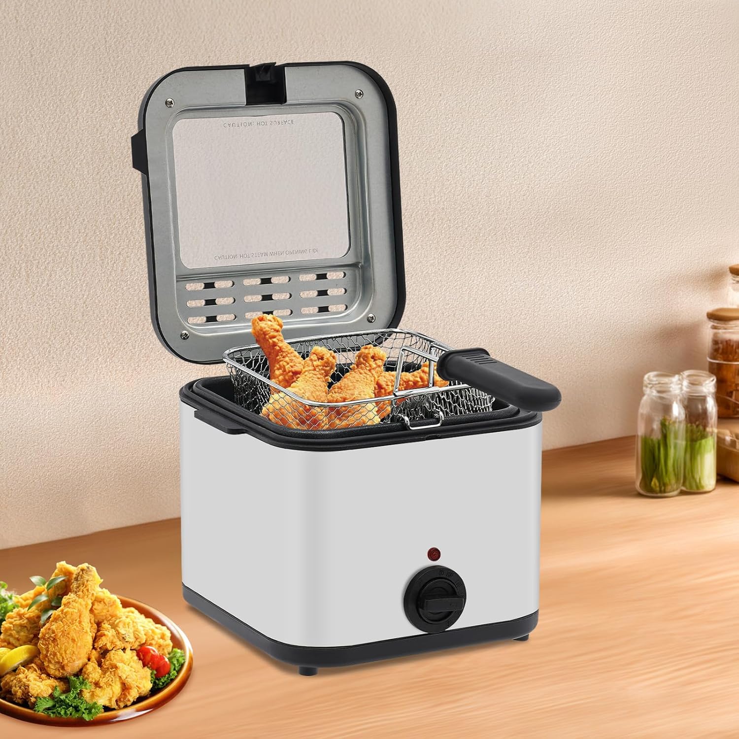 Countertop Electric Deep Fryer - огляд і ціна Kitchen Appliances Countertop