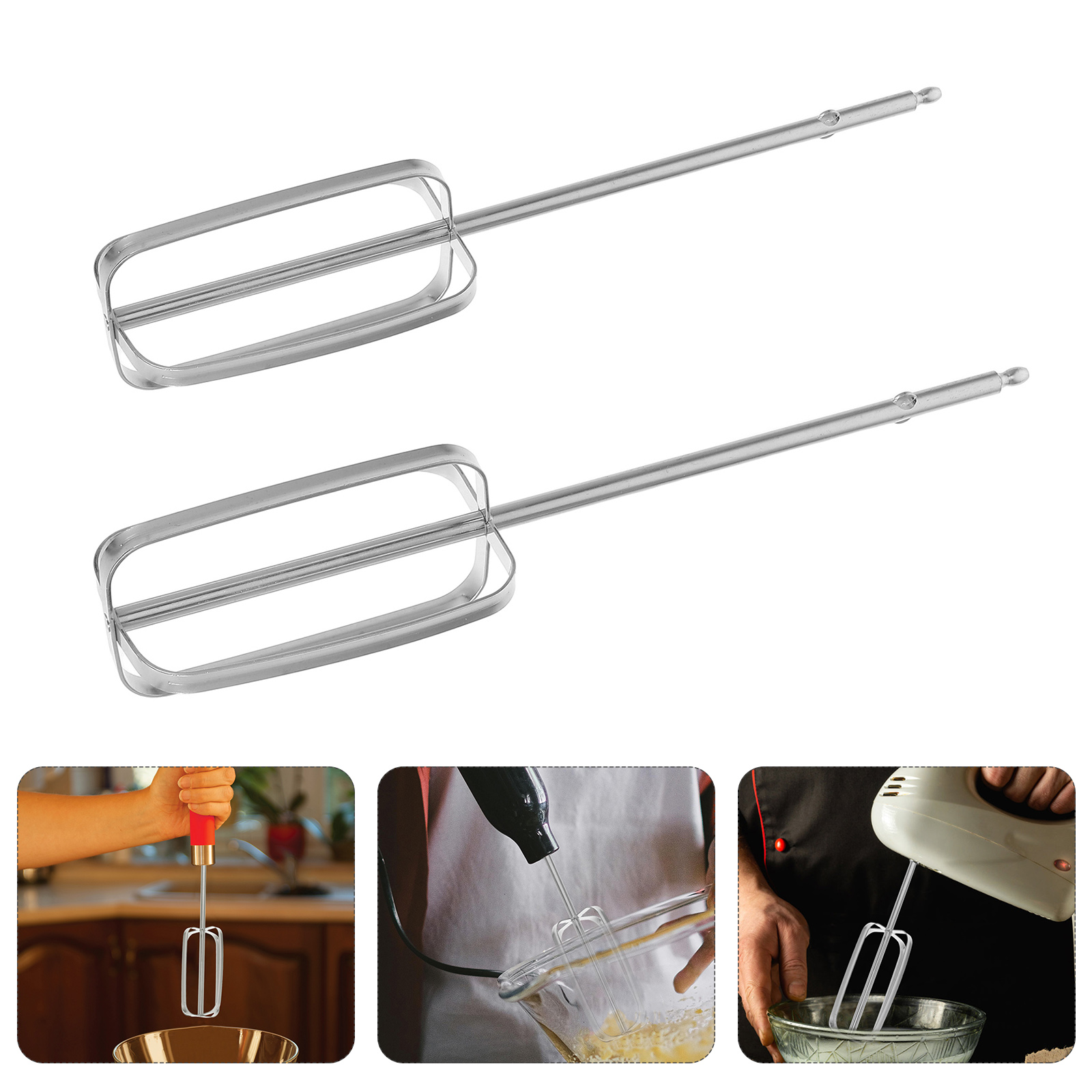 2 Pcs Stainless Steel Hand Mix - огляд і ціна Kitchen Appliances Electronics